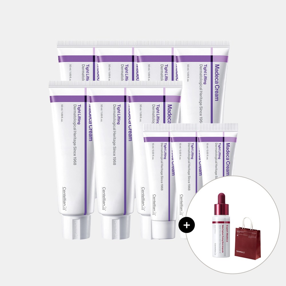Centellian24 Madeca Cream All-New Tight Lifting 50ml tubes set with 15ml minis