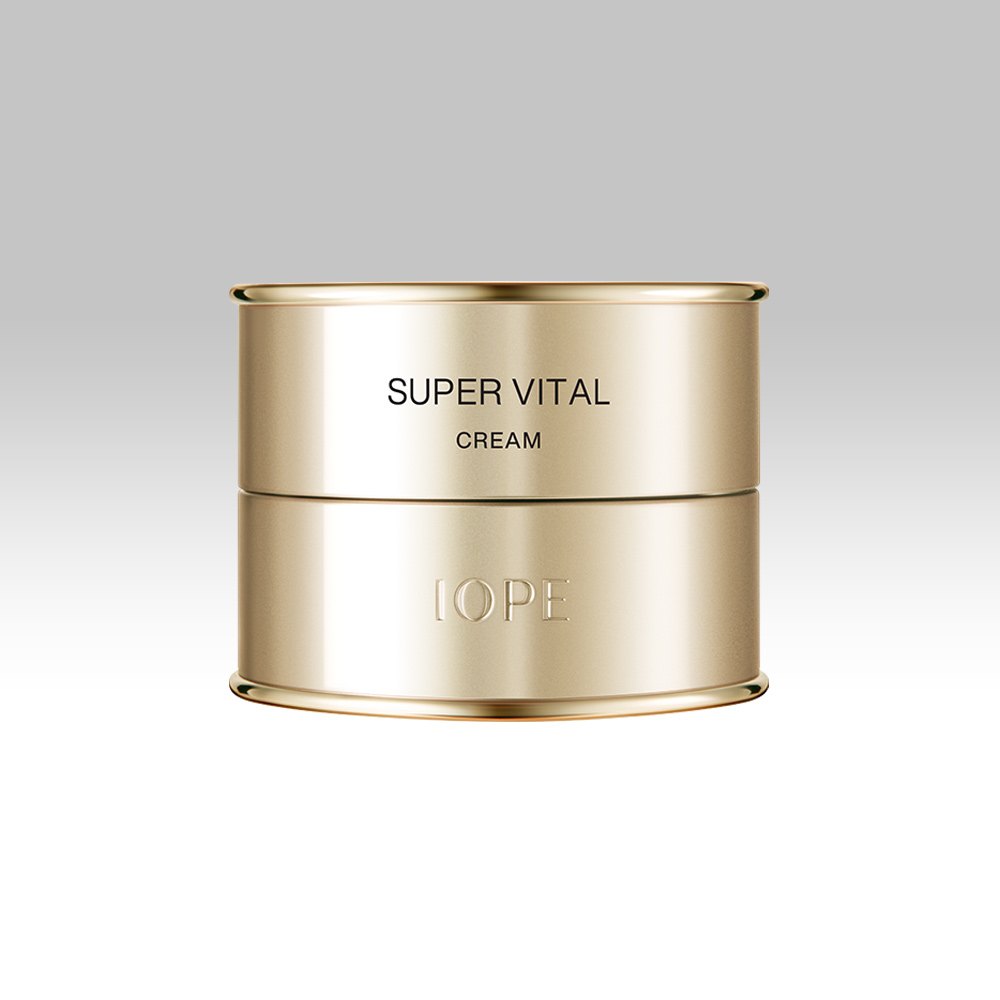 IOPE Super Vital Cream gold jar front view